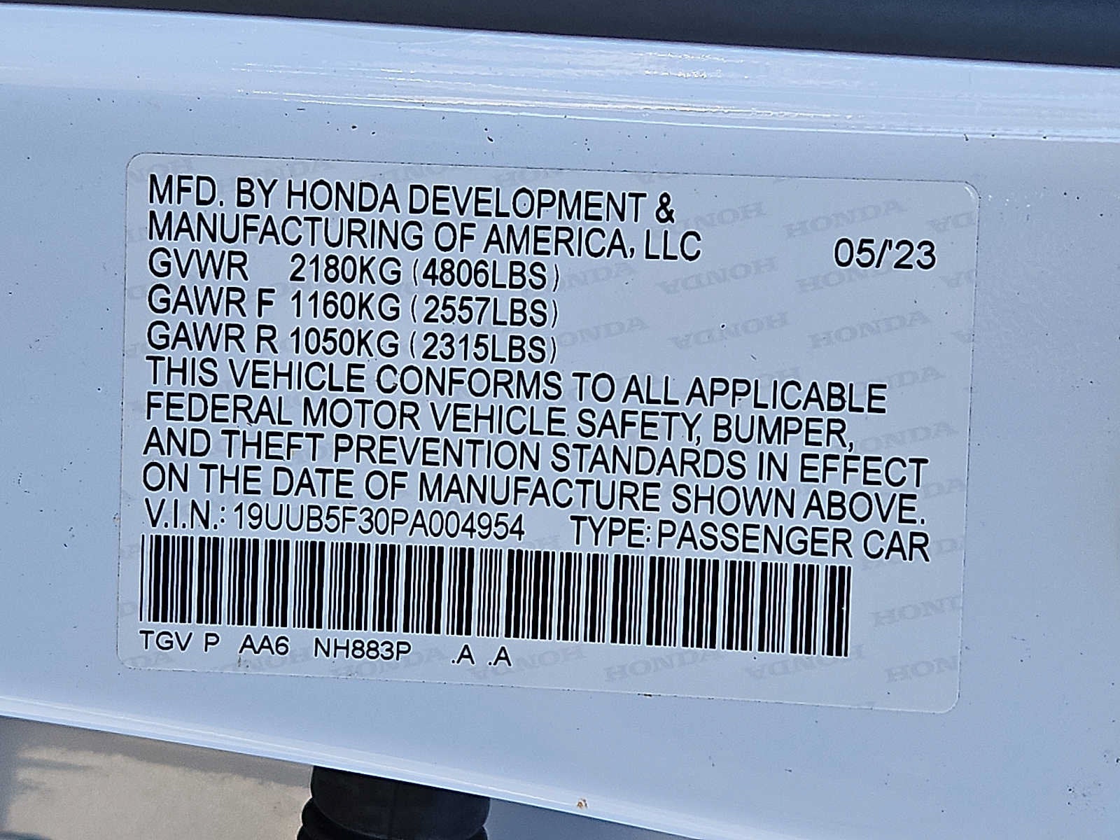 2023 Acura TLX Base