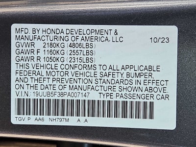 2023 Acura TLX Base