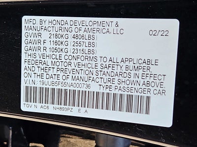 2022 Acura TLX w/A-Spec Package