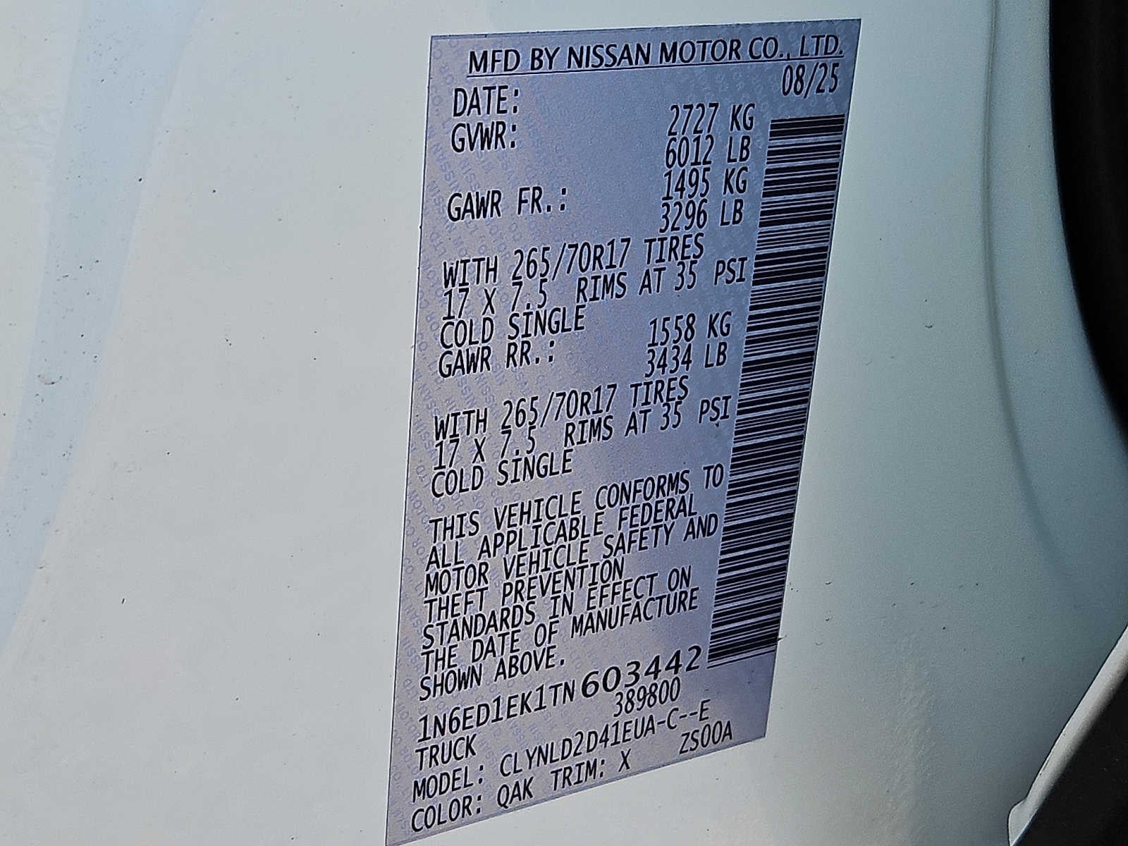 2026 Nissan Frontier PRO-4X