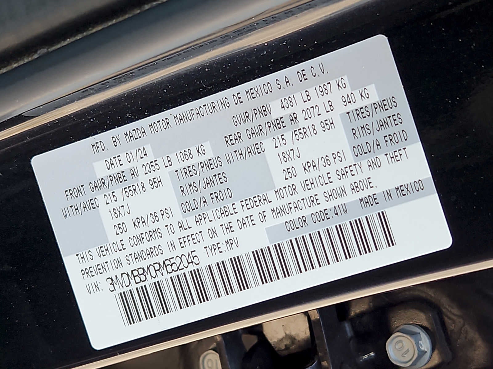 2024 Mazda Mazda CX-30 2.5 S Select Sport