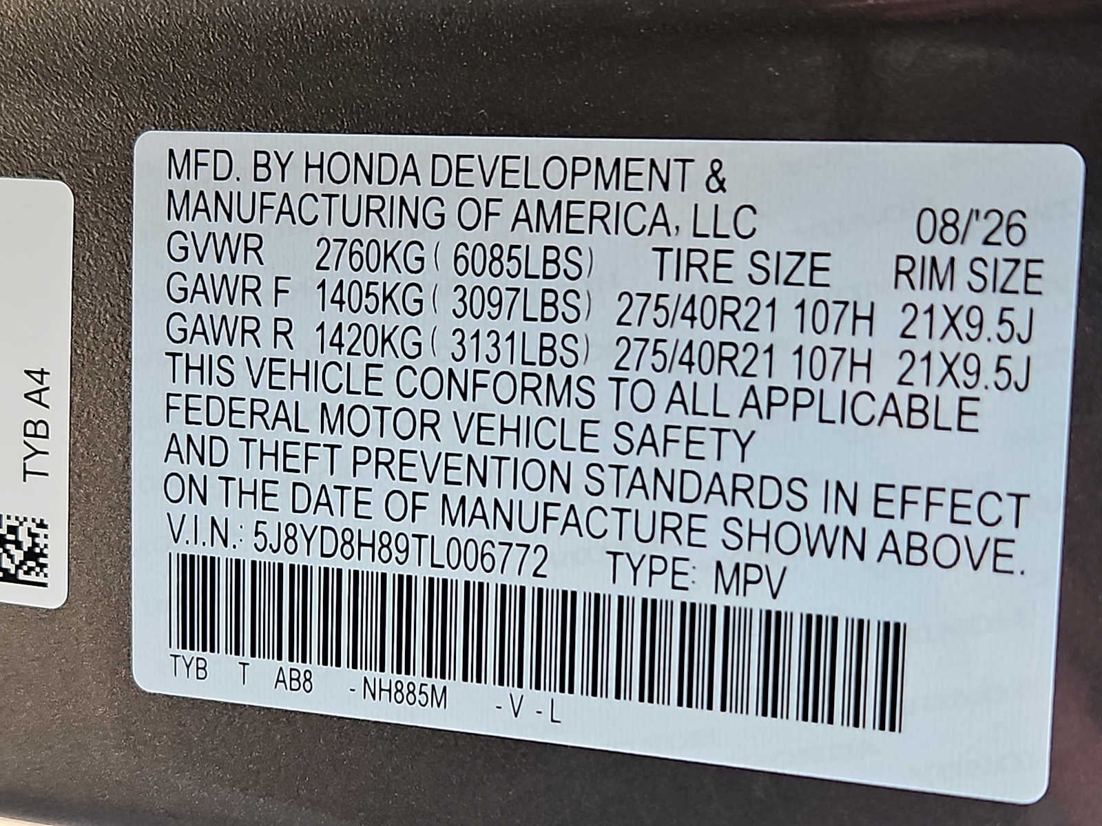 2026 Acura MDX SH-AWD Type S with Advance Package
