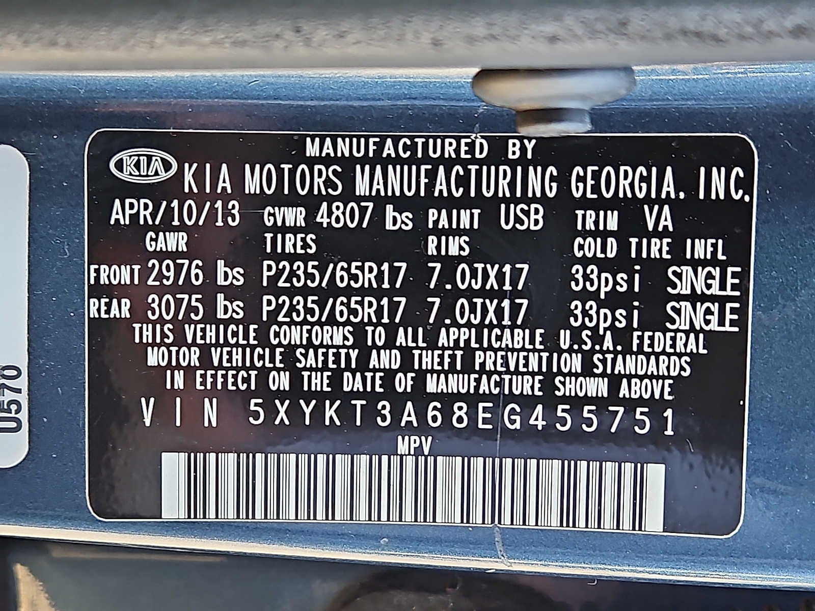 2014 Kia Sorento LX