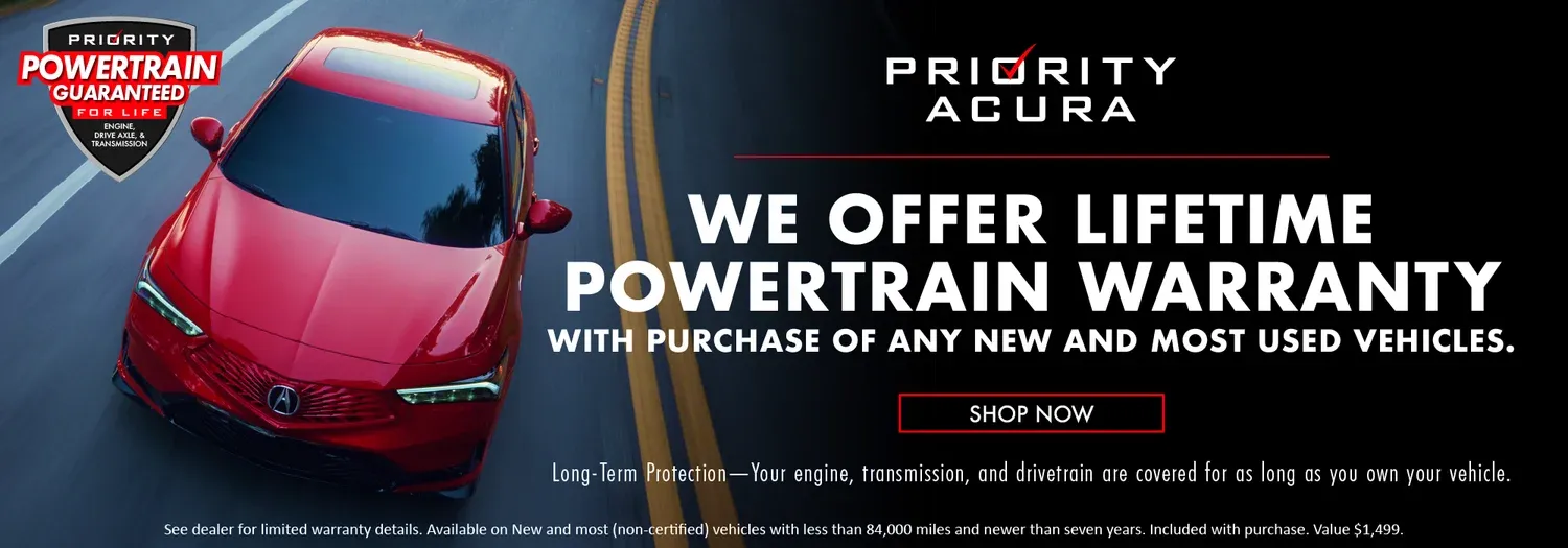 Powertrain Warranty at Priority Acura in Chesapeake VA