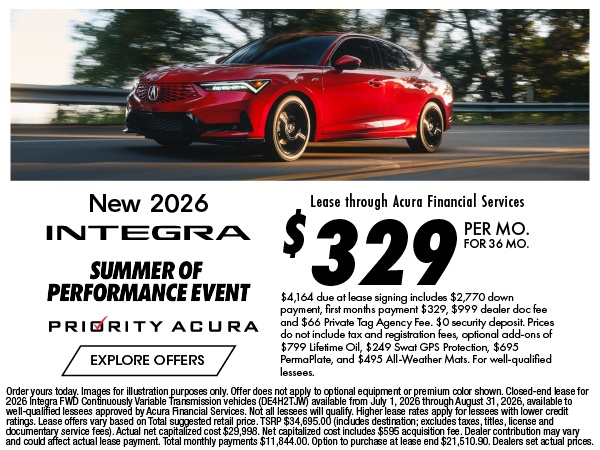 New 2026 Integra
