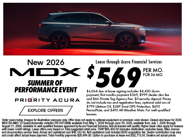 New 2026 MDX